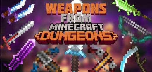 weapons-from-minecraft-dungeons-beta-5-mcpe_1-520x245.jpg