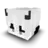 白白小